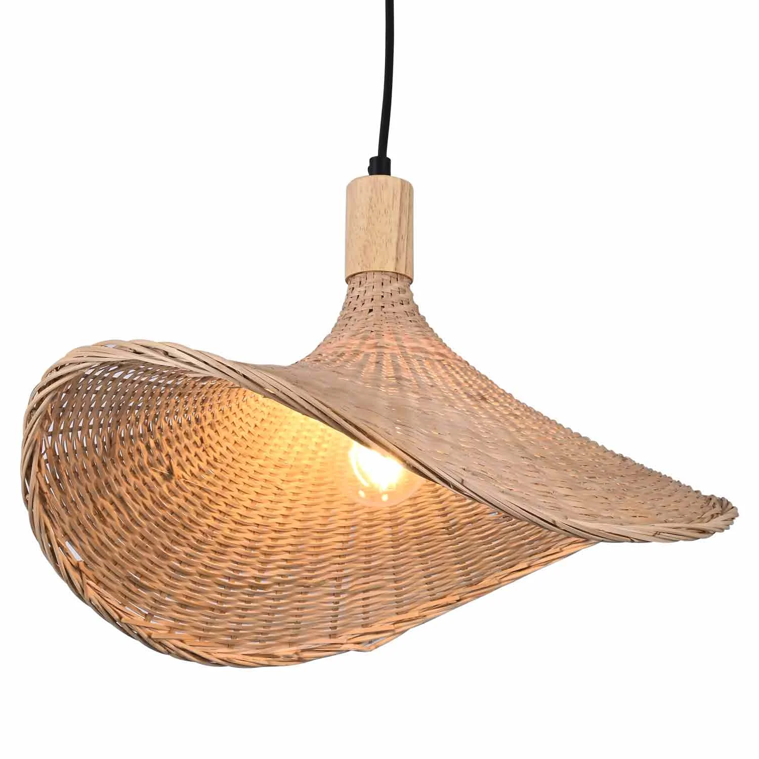 Candeeiro LÚZETE Suspenso Rattan Ø 42 Genevieve
