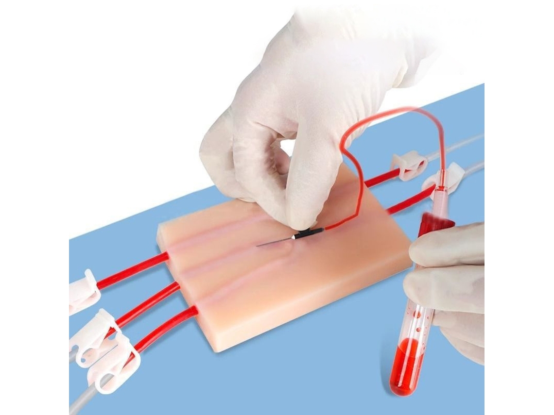 1 Kit De Coleta Sangue Para Prática Injeção Silicone St