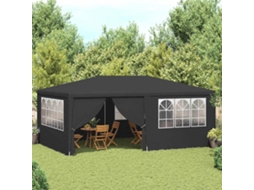 Vidaxl Tenda Festas Com Paredes Laterais 4x6m 90g/m² Antracite