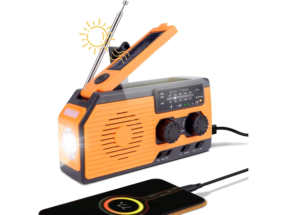 Rádio Solar, Canteiro de Obras, Portátil, Emergência AQUAFORGE