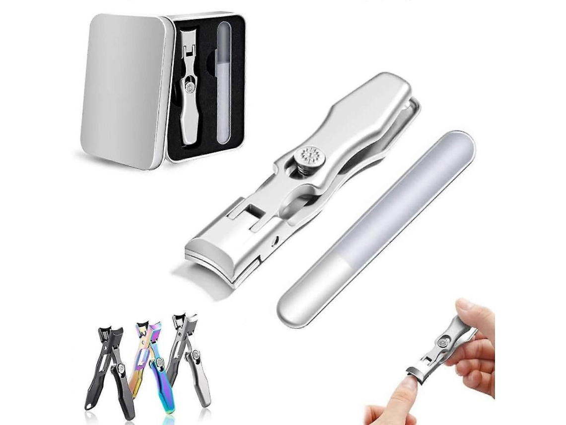 Cortador De Unhas Profissional, Extra Grande E Pesado, Com Lixa E Coletor