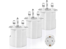 Adaptador de tomada França para viagem, tipo G, Irlanda, Dubai AQUAFORGE