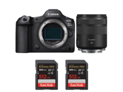 Eos R5 Mark Ii + Rf 85mm F/2 Macro Is Stm + 2 Sandisk 512gb Uhs ii 300mb/s + Ebook “20 Dicas para Fotos Que Impressionam” CANON