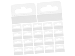 Zerodeko - Conjunto De 200 Ganchos Adesivos Transparentes Em Pvc Para