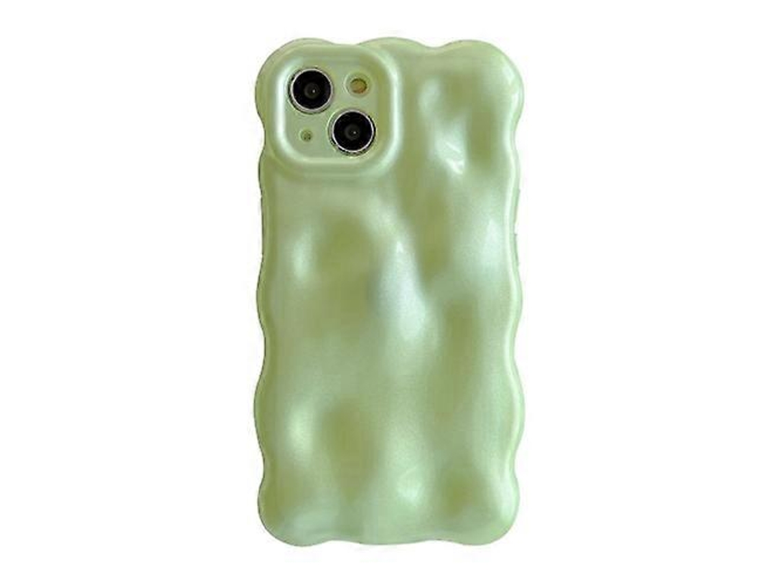 Capa De Celular Tpu Com Bolhas Onduladas Para Iphone 15