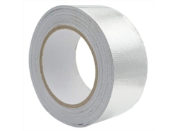 Fita De Alumínio, 48 Mm X 10 M, Reforçada Com Malha De Fibra De Vidro Para Ventilação, Resistência À Temperatura De -30 °c A 120 °c