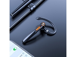 Kit Mãos-livres Me-100 Bluetooth Sem Fio Portátil Estéreo Hd com Microfone Preto Laranja