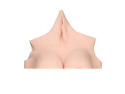 Forma De Mama, Silicone Com Aparência Natural, Ajuste Confortável, Cor 1-b, Silicone-a Copo L-d