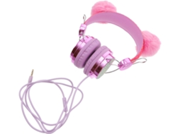 Fones De Ouvido Com Gato, Design Pelo Para Meninos E Ideais Uso