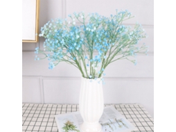 Flor Artificial Laxiscreed Com 3 Ramos De Gipsófila Azul Para Decorar Interiores