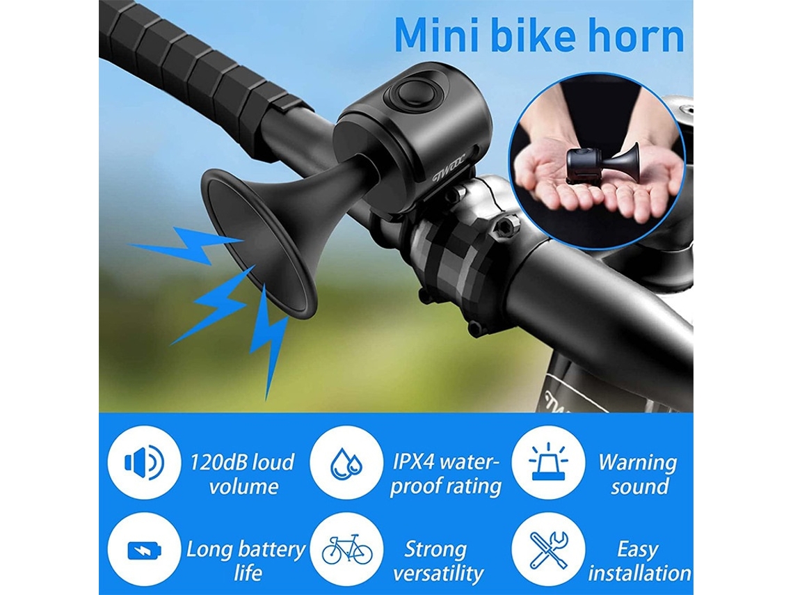 Lurelia Campainha De Bicicleta, 120 Db, À Prova D'água Ipx4, Mtb Elétrica B