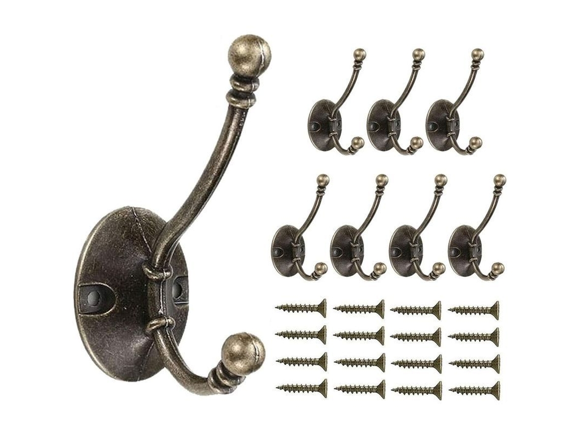 Ganchos de cortina de chuveiro, 12 piezas, Metal, Antióxido