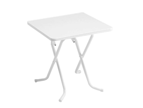 Mesa plegable r22b 70x70 cm blanca