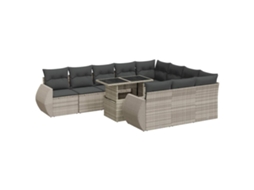 Garden Sofa Set, Garden Sofa Sets Vidaxl Cinzeto Rattan / Vime (n/a)