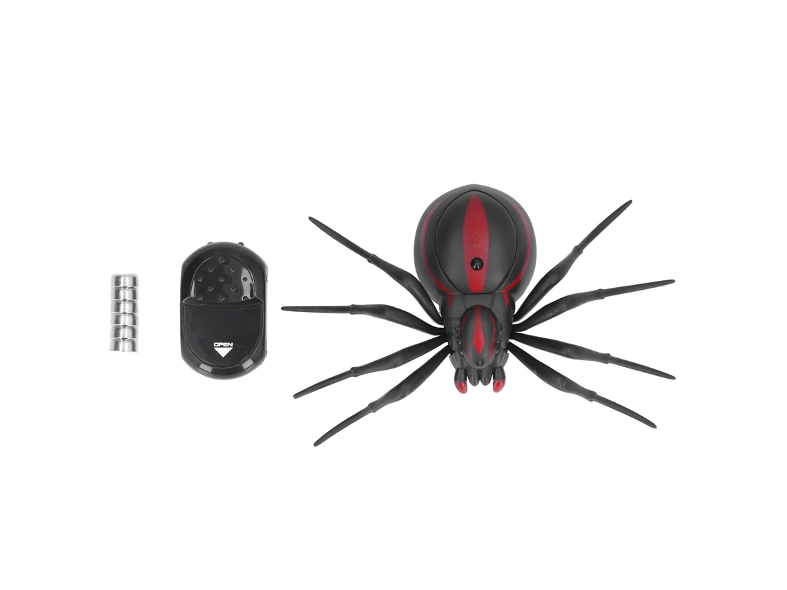 Aranha Controle Remoto Realista Ação Simulada Fácil De Controlar Para Halloween Natal
