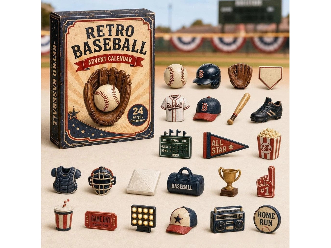 Calendário Do Advento 2d 2026 (luvas De Basebol)