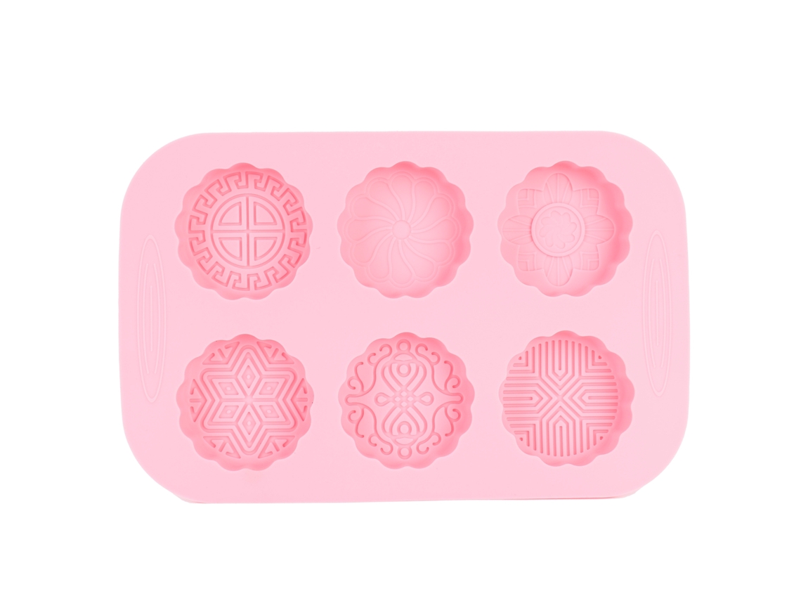Molde De Silicona Para Pasteles De Luna 6grid Para Hornear Y Jabón Artesanal Herramienta De Cocina