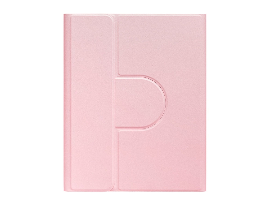 Capa Com Teclado Bluetooth Compatível Com Ipad De 10,9/11", Touchpad, Giratória 360°, Magnética, Cor Rosa