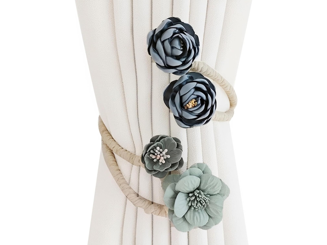 Suporte Para Gancho De Cortina, Prendedores De Cortina | Floral