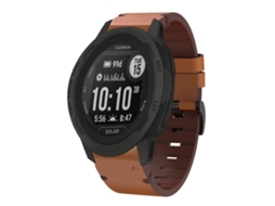 Bracelete para Garmin Instinct 2x Solar Couro com Fivela de Aço Marrom XIAOMOYU (26mm)