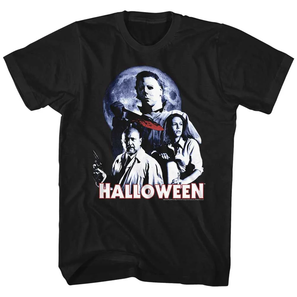 Unisex Adult T-shirt Rockinstone Halloween Ensemble Black Sizel