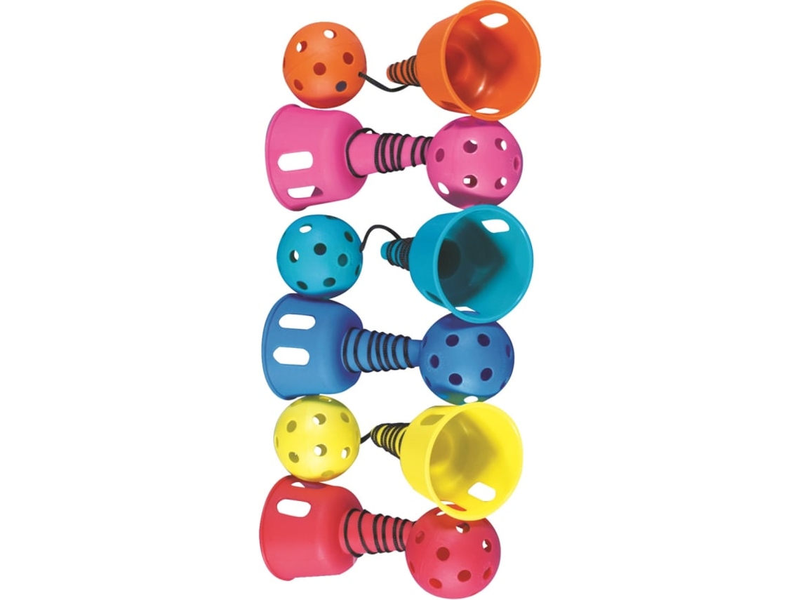 Conjunto Spordas Catch A Ball Com 6 Cores Brinquedo Para Coordenação Motora