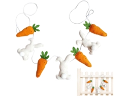 Enfeites De Coelhinho Da Páscoa, Enfeite De Cenoura, Árvore, Decoração De Desenho Animado, Pingente.
