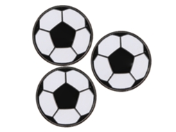 3 moedas de lançamento para treino e jogo de futebol com caixa plástica S/MARCA