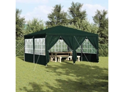 Vidaxl Tenda De Festa Verde 400 X 400 X 266 Cm Polietileno