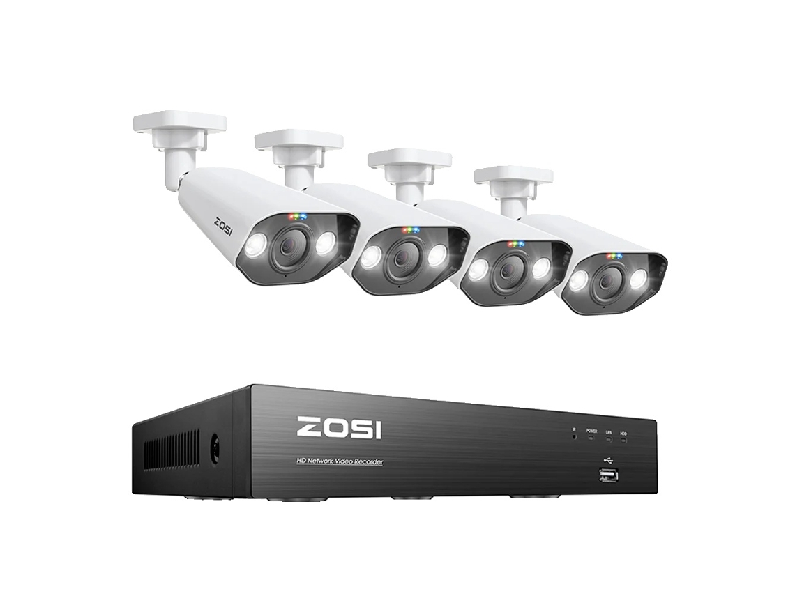 Sistema De Cftv, Resolução De 8mp, Kit Nvr Poe,nenhum,8ch Nvr 5mp 4cams Oem