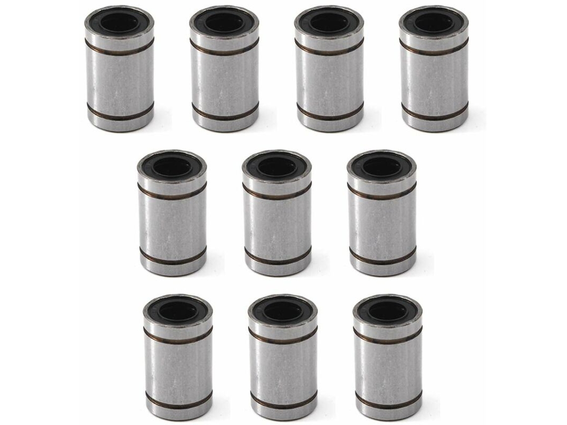 Lm8uu 10 Peças Rolamentos De Esferas Lineares 8x15x24mm Para Impressora 3d
