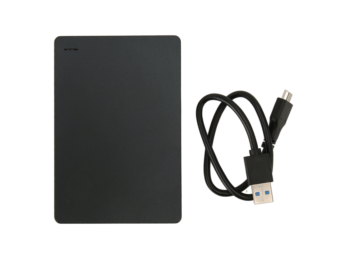 Disco Rígido Externo De 2,5 Polegadas Usb3.0 5gbps Ultra Fino Portátil Hdd 160g Preto