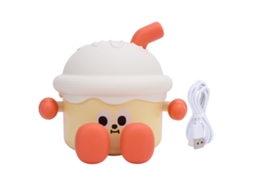 Rebe-lâmpada Noturna De Silicone Fofa 3 Níveis Reguláveis Recarregável 1200mah Usb Para Crianças, Meninas, Adultos, Decoração De Quarto Amarela