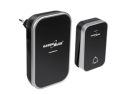 Campainha Cinética Greenblue Sem Bateria, 38 Melodias, Alcance De 200 M, Ip44