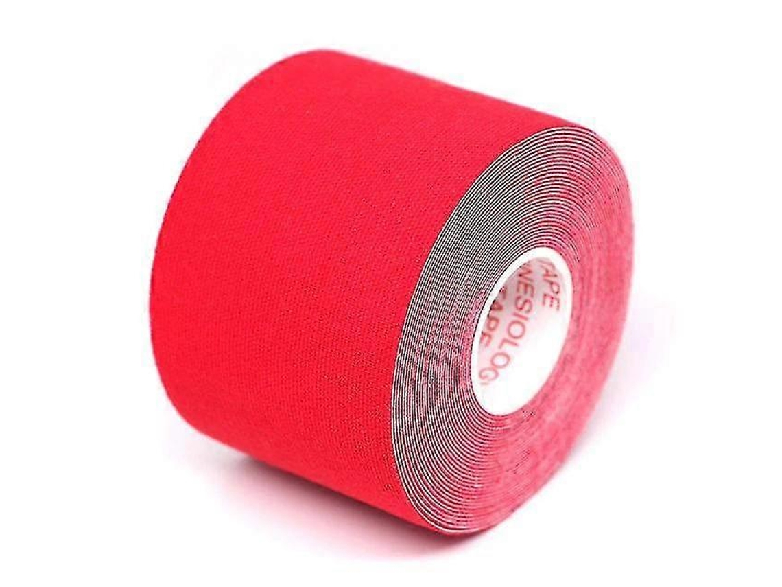 Fita De Cinesiologia Médica Elastoplástica Para Recuperação Esportiva Zekai Red 3,8 Cm Aquaforge