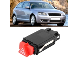 Interruptor De Alerta Emergência Para Audi A3 1996-2003, Substituição Durável Do Controle De Iluminação Emergência Em