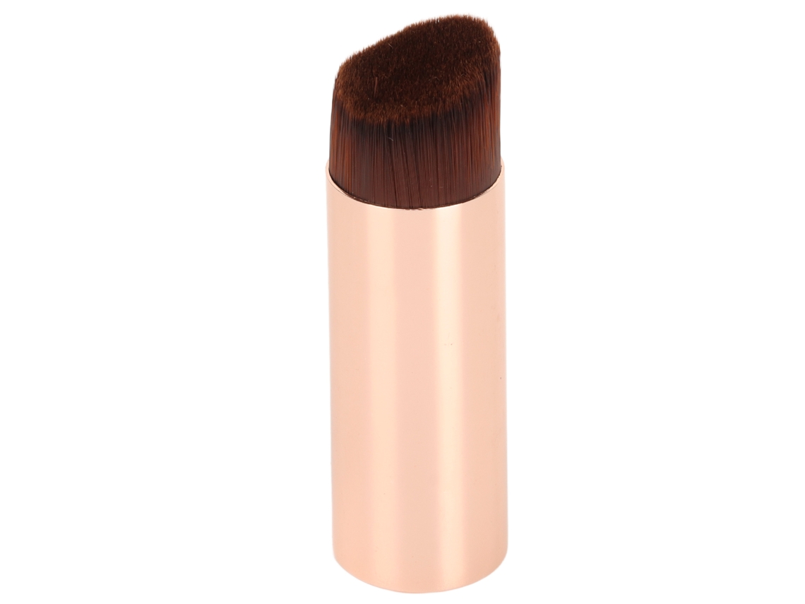 Pincel De Maquillaje Suave De Cabeza Plana Oblicua Mini Para Viajes