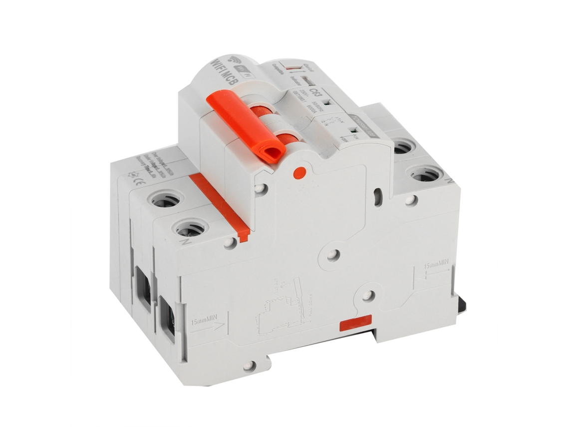 Laxiscreed Interruptor Inteligente Wifi 2p Com Comando De Voz E Controlo Remoto
