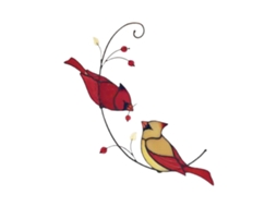 Laxiscreed Pintura Em Epóxi Com Pássaro Cardinal Para Decoração De Interior E Eventos
