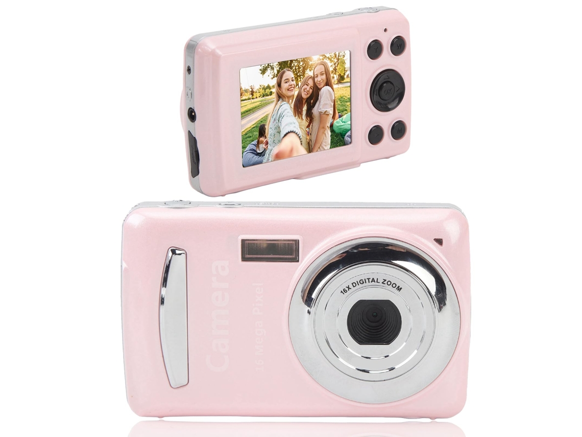 Câmera Digital Compacta Inf 1080p, 16 Mp Com Tela De 2,4 Polegadas 32 Gb Brilvibera