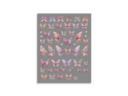 Stickers de Unhas Borboleta Decorativas