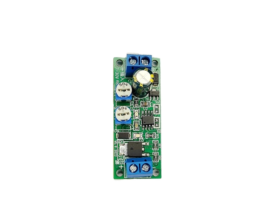 Módulo De Temporizador Ciclo Dc 7-30v Com Retardo Liga Mosfet Duplo
