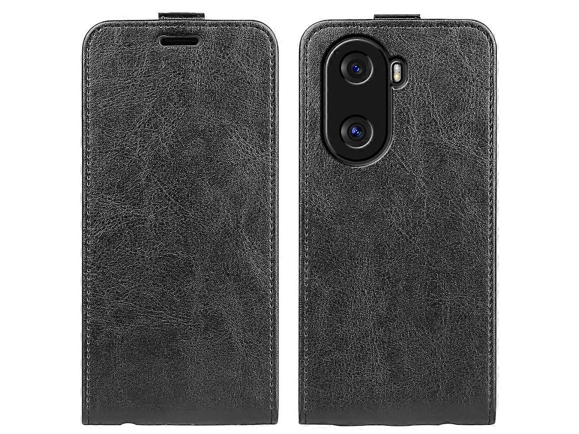 Capa De Celular For Honor X40i R64 Com Textura E Abertura Vertical Em Couro.