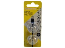 Soporte p/cable transparente blist-2