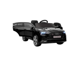 Carro E-tron 12v 5km/h, Controle Remoto 2.4g, Led, Música, Usb/mp3, Preto