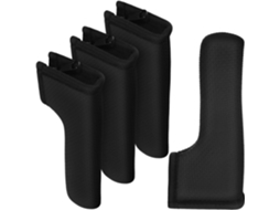 Capa De Neoprene Para Maçaneta Porta, Preta, Conjunto Com 4 Peças, Proteção Para Maçanetas Em Casa