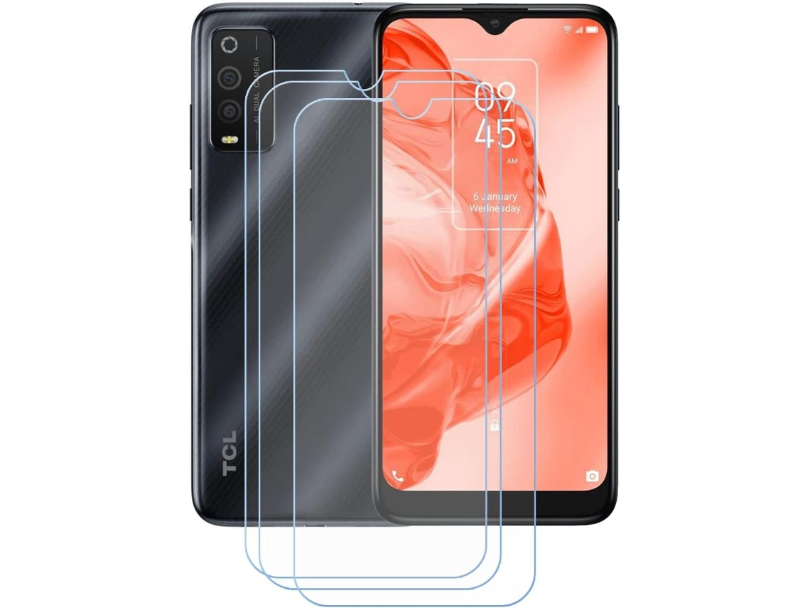 Película de Ecrã Sem Bolhas Arranhões Digital Dureza Hd para Tcl 20 Xe HONGWE.