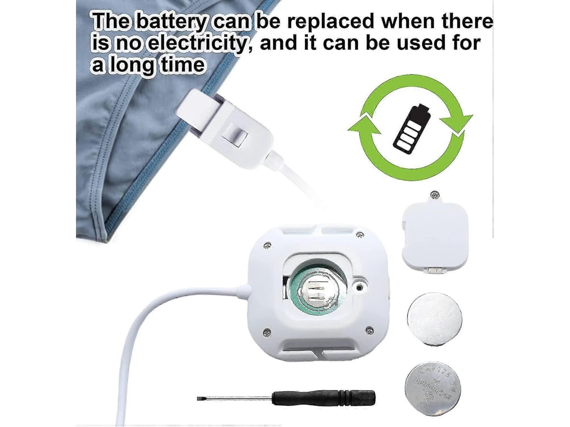 Alarme De Enurese Noturna Para Meninos E Meninas Com Sensor De Som, Vibração E Luz Intermitente.