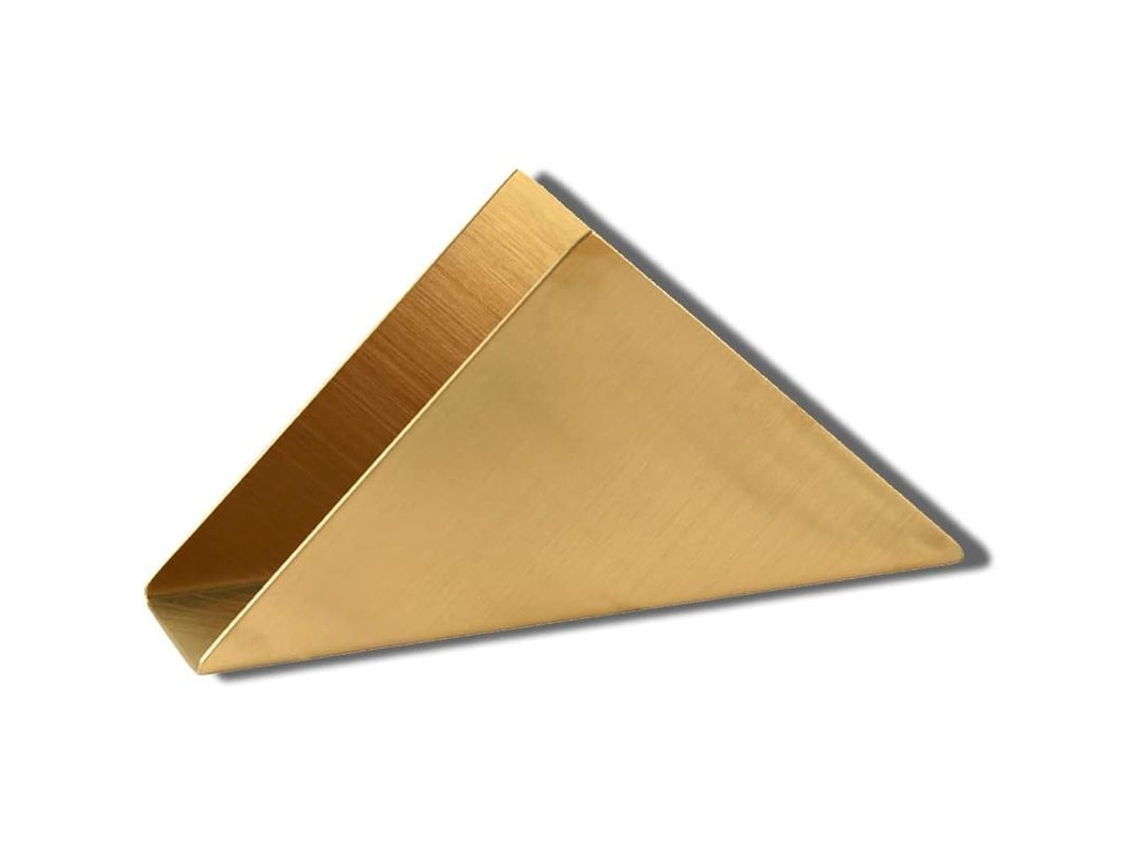 Suporte de Toalha de Mesa Nova Line em Aço Inoxidável Triangular Estável Dispenser de Toalhas