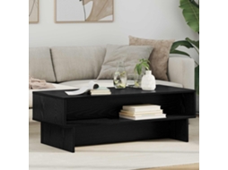 Vidaxl Mesa De Centro Carvalho Preto 100 X 46 X 35 Cm